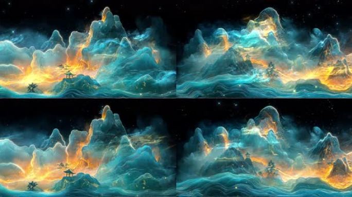 梦幻粒子山体