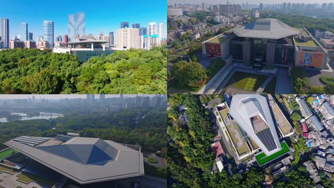 4k湖南省博物院航拍