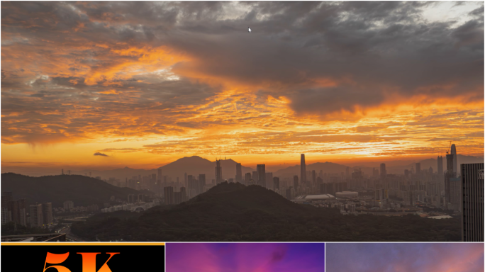 日出日落朝霞晚霞延时合集