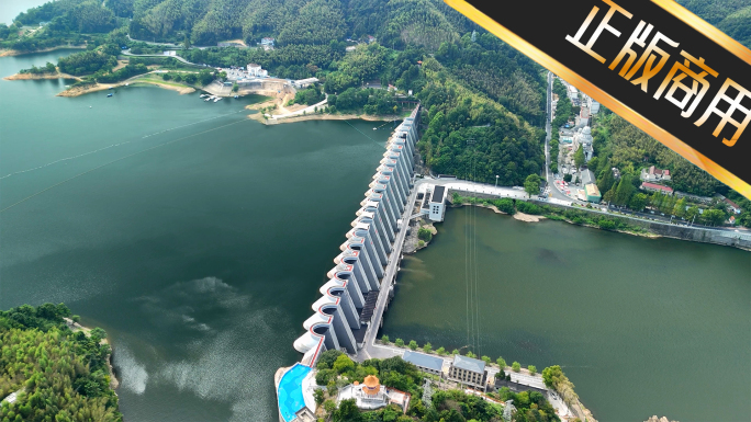 安徽六安佛子岭水库大坝大别山航拍宣传片