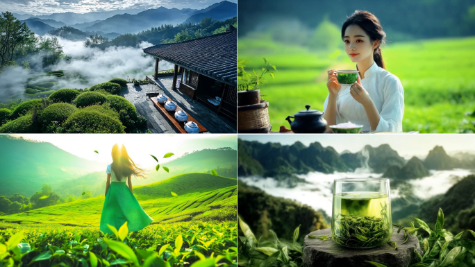 茶园茶山茶叶泡茶倒茶品茶茶文化茶园MV