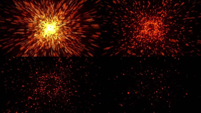 爆炸 粒子爆发AE模板 粒子爆炸冲屏背景