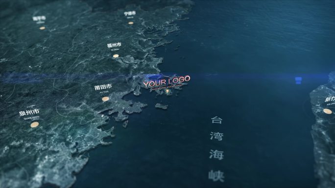 福建台湾海峡谷歌地图