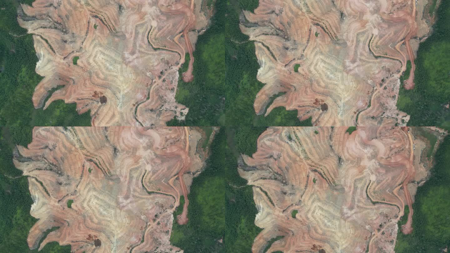 山体开荒  机场建设