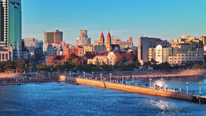 青岛栈桥老城区