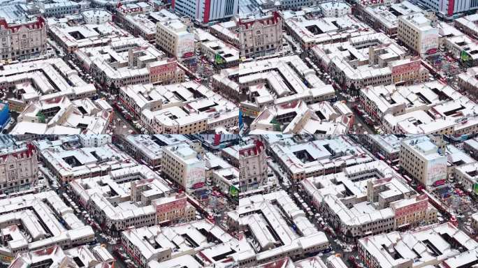 青岛冬天青岛雪景