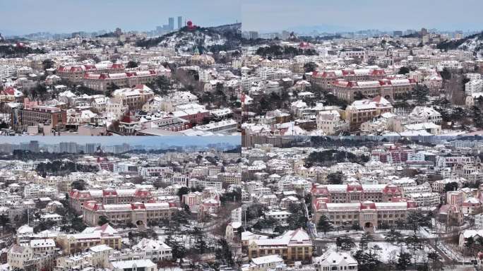 青岛雪景