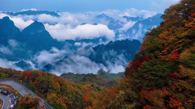 红叶光雾山