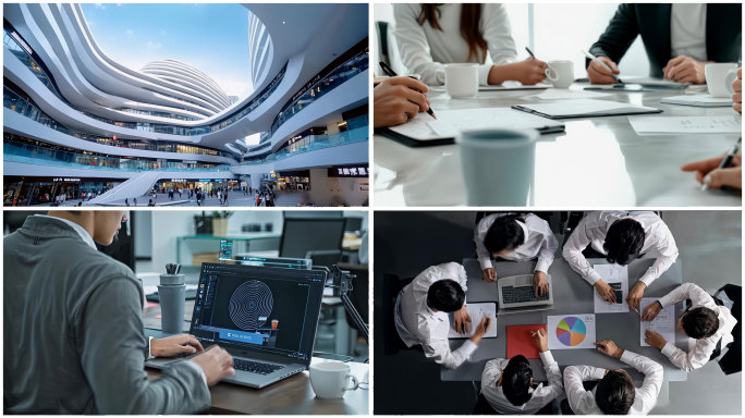 商务人士 商务合作 商务签约 商务握手