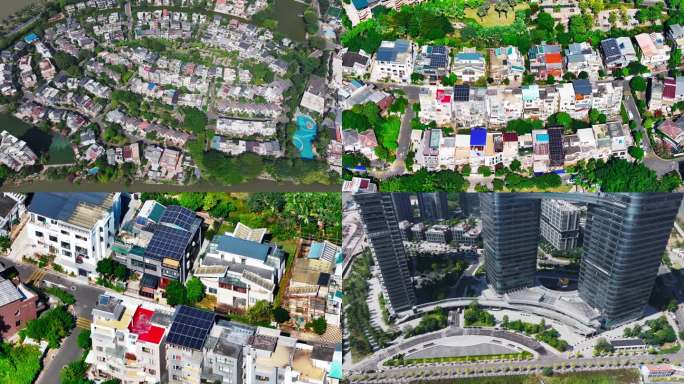 别墅区太阳能光伏板碳中和光伏发电南沙