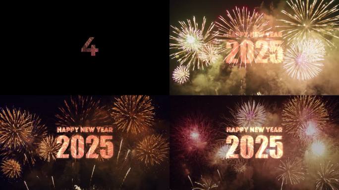 新年前夜，新年，烟花表演，幸福，背景，新年第一天