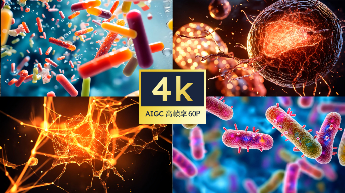 新质生产力之细胞病毒医学生物微观模型合集