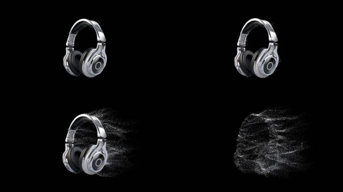 风沙粒子消散消失