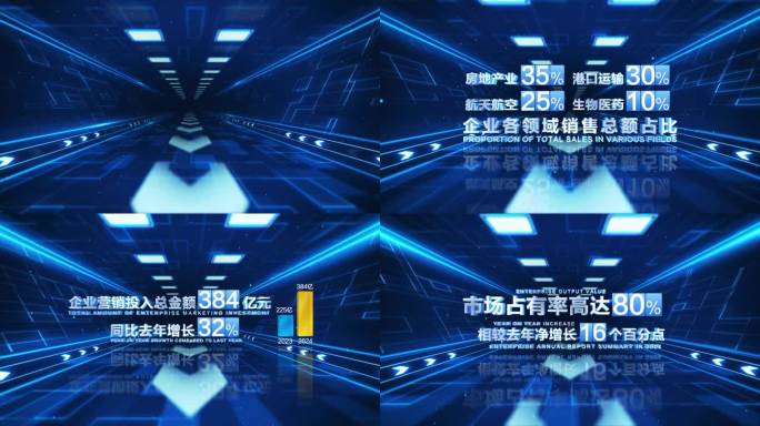 4K科技数据展示AE模版
