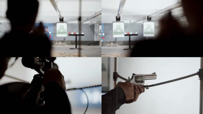 射击体验馆射击打靶手枪步枪