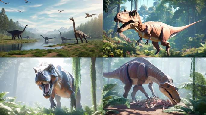 侏罗纪恐龙时代古生物恐龙世界
