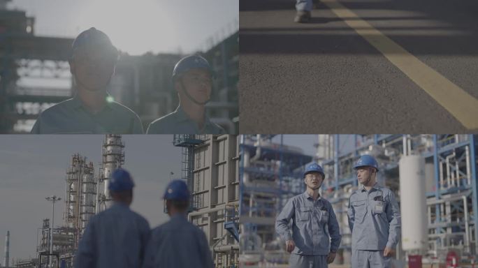 石化工厂工人形象戏