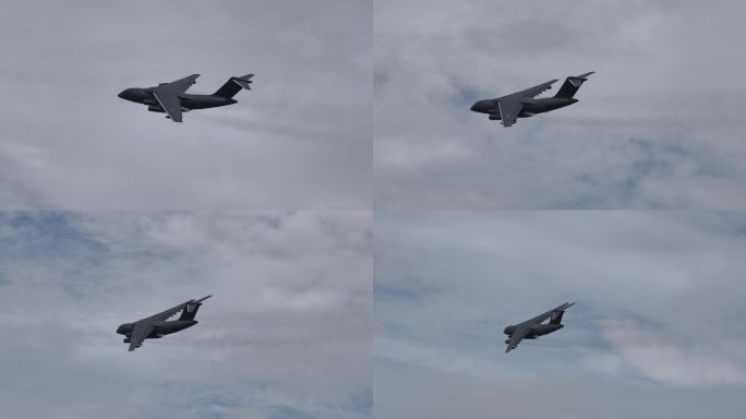 4K正版2024珠海航展运油20侧飞通场