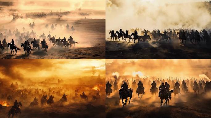 中国古代战场战争战火千军万马攻城