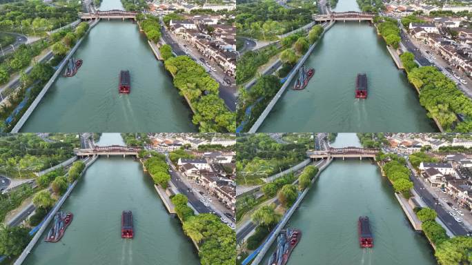 苏州外城河航拍