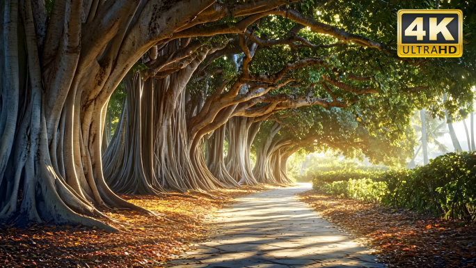 榕树 树干 参天大树