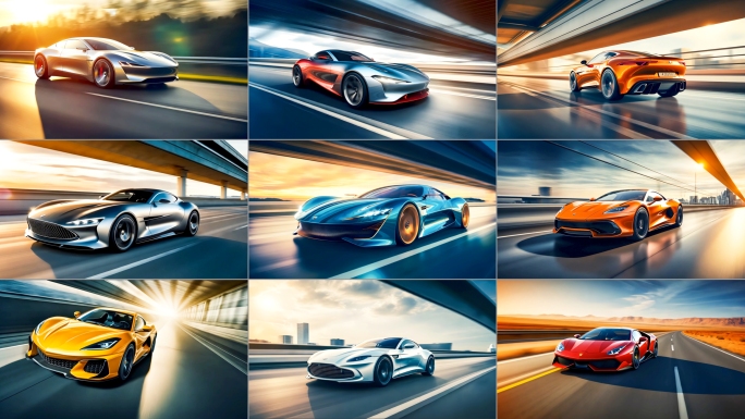 跑车 超跑 电动汽车 无人驾驶 自动驾驶