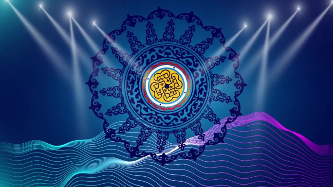 蒙古通用背景素材