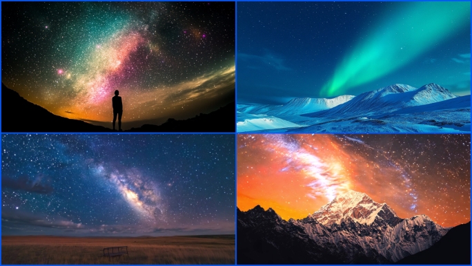 【大合集】星空 星空延时 星云 星空背景