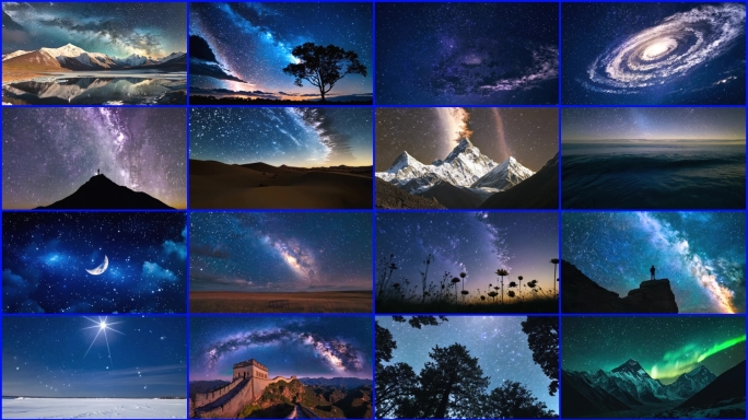 【大合集】星空 星空延时 星云 星空背景