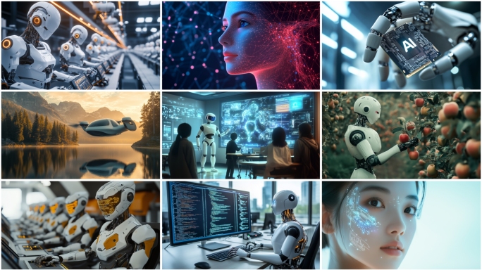 未来科技创新发展Ai人工智能机器人