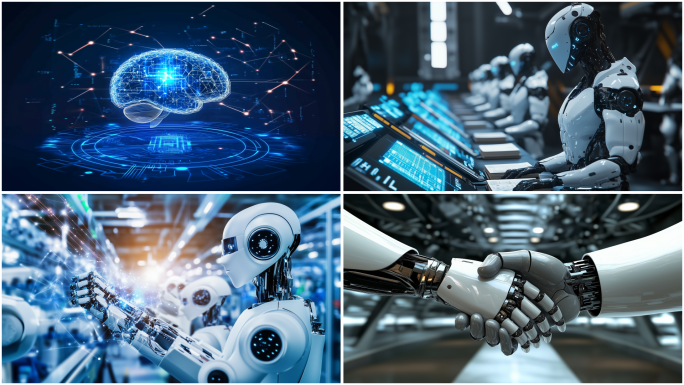 未来科技创新发展Ai人工智能机器人