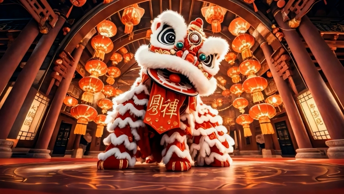 2025 春节 醒狮 年味