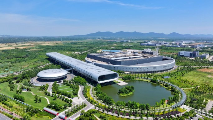 南京江北新区台积电TSMC芯片工厂航拍