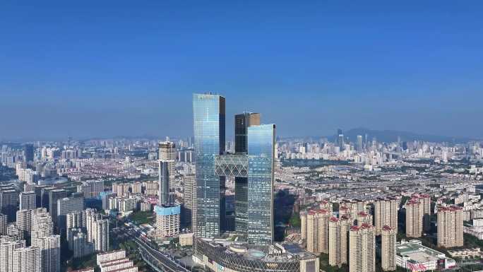 航拍南京地标建筑合集