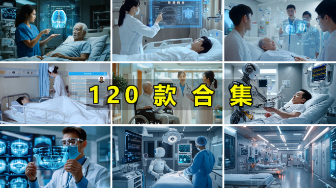 智慧医疗医学科技未来健康AI医疗智慧病房