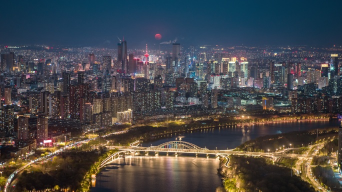 【高清8K】沈阳城市夜景航拍