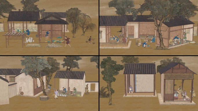 陶冶图卷-古代制瓷 AE工程