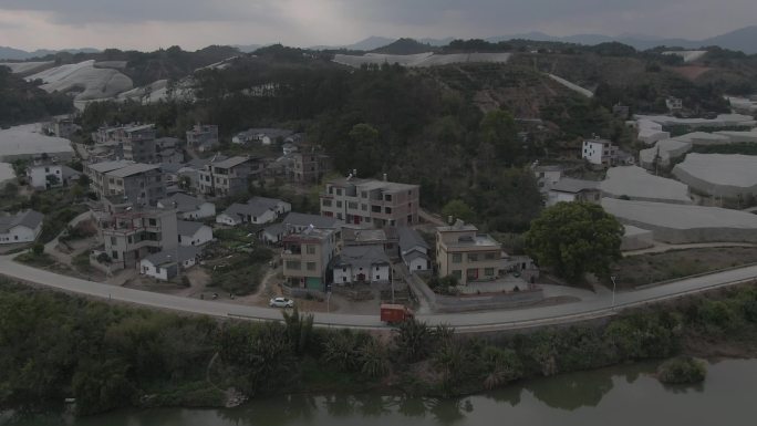 赣南脐橙县城城市山区航拍DJI_0824