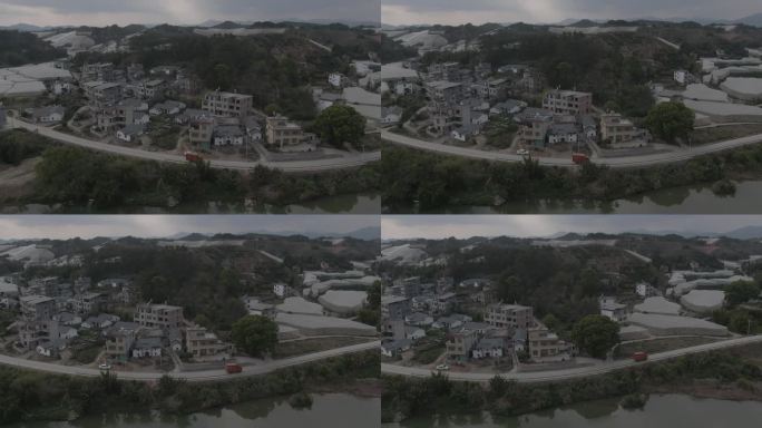 赣南脐橙县城城市山区航拍DJI_0824