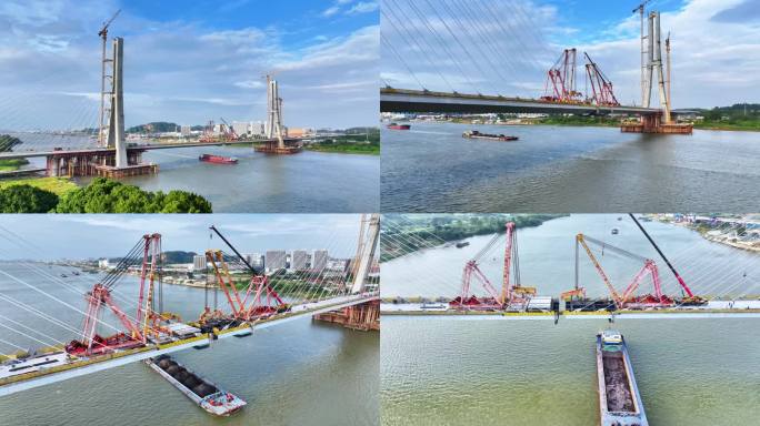 广湛高铁跨北江东平水道佛山特大桥
