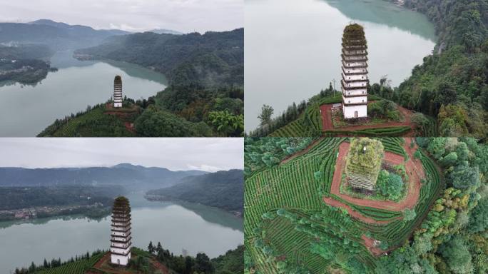 【4K】槽渔滩青衣江自然风光，大师镜头