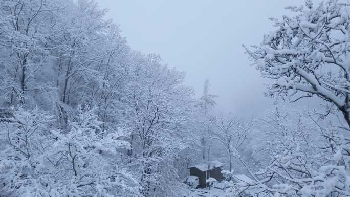 雪淞航拍