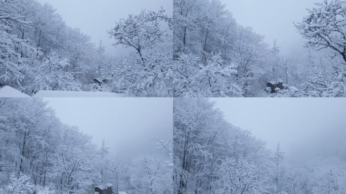 雪淞航拍