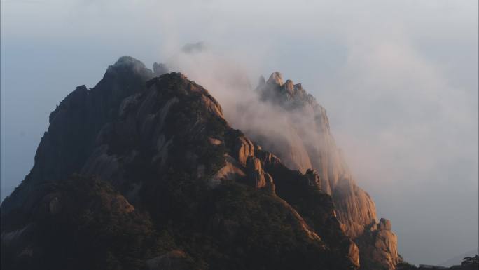 黄山日出航拍