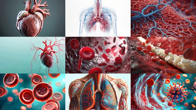 【4K】心脑血管 血液循环 免疫细胞