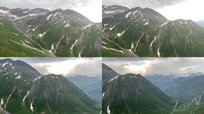 瑞士的阿尔卑斯山和风景