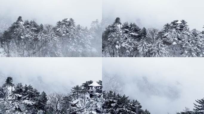 雪山雪淞山峦