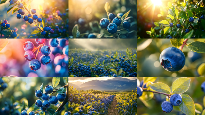 蓝莓园种植农业进口水果农产品宣传片