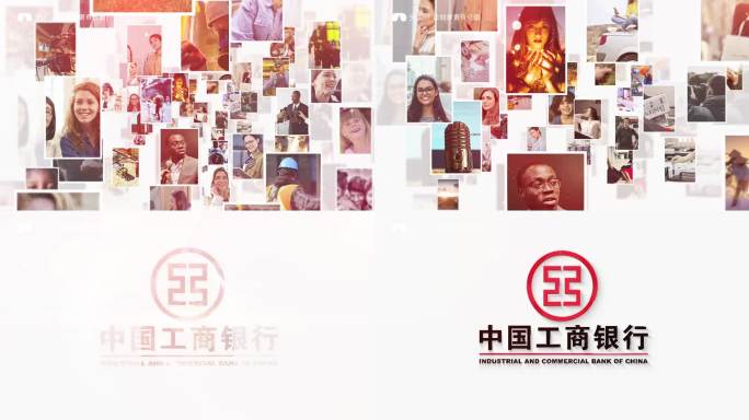 竖版照片墙图片飞出动画ae