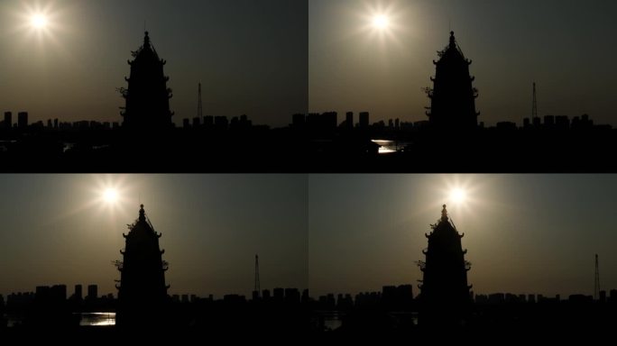 古塔日出09